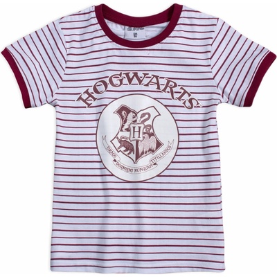 Chlapčenské tričko Harry Potter Rokfort vínové