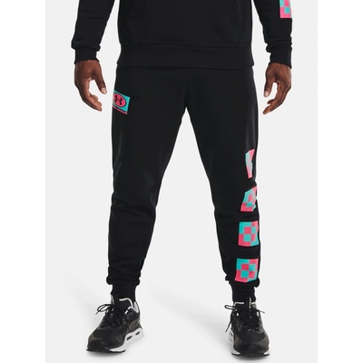 Under Armour pánske teplákové nohavice čierne