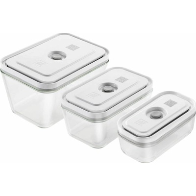 Zwilling Vákuovacie dózy sklenené FRESH & SAVE 3 ks 36803-003