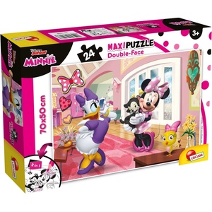 Lisciani Двулицев пъзел Lisciani - Minnie Mouse, 24 части (LI74068)