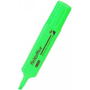 FlexOffice Маркер FlexOffice FO-HL05 зелен, 4.0 mm, хайлайтър
