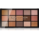 Palety dekoratívnej kozmetiky Makeup Revolution paletka očných tieňov Revolution Re-Loaded Fundamental 15 x 1,1 g