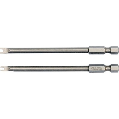 Sada bitov YATO 1/4" 2 ks profil : L=100 mm #4, #8