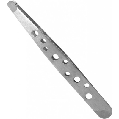 Duko Profesionální rovná pinzeta na obočí nerezová 9,6 cm TW269F – Zboží Dáma