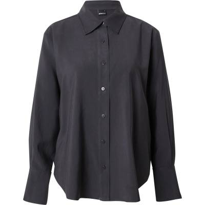 Gina Tricot Блуза черно, размер L