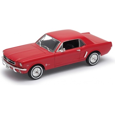 Welly Ford Mustang Coupe 1964 Červený 1:24