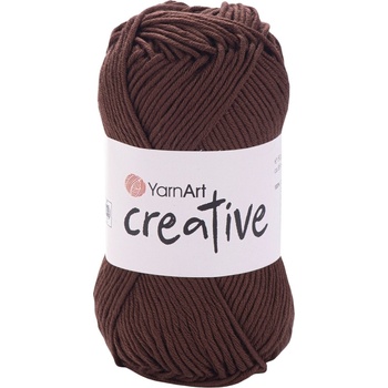 YARNART Creative 232 Dark Brown Плетива прежда (Creative 232)