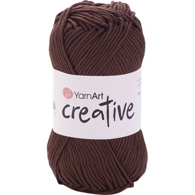 YARNART Creative 232 Dark Brown Плетива прежда (Creative 232)