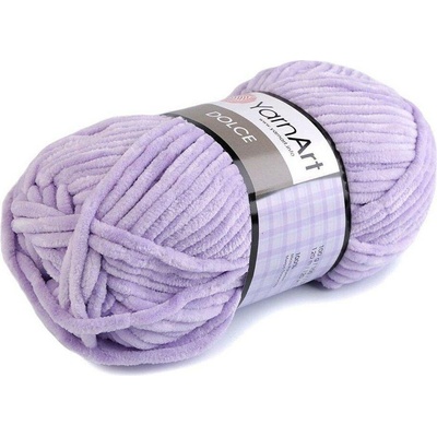 Pletací žinylková příze 100 g Dolce - 21 (761) žlutá