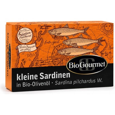 LES GOURMETS Sardinky malé v olivovém oleji 120 g
