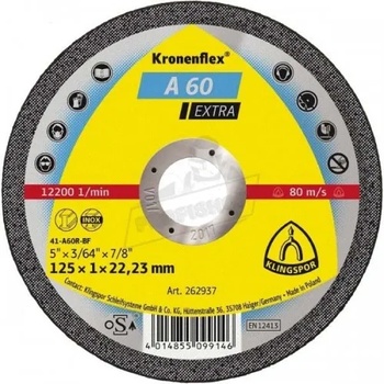 Klingspor 125х1 диск за рязане на inox klingspor (9146)