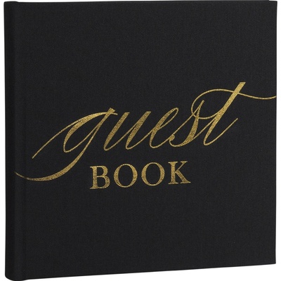 Focus Base Line Canvas Album 20x20 Guestbook Black
