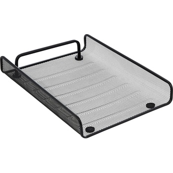 Image 1 of OFICA Хоризонтална поставка за бюро, мрежеста, метална, черна