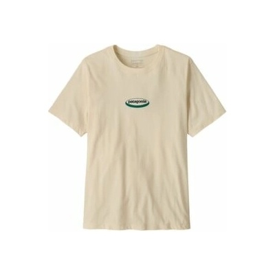 Patagonia ’95 Oval Logo T-Shirt Men Undyed Natural béžová