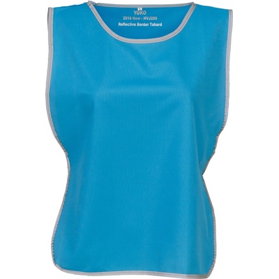 Yoko vesta HVJ259 Hi-Vis Tabard výstražná sapphire S/M Safírová