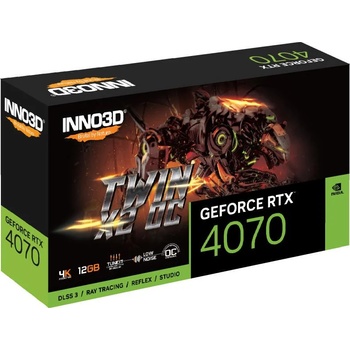 Image 1 of Inno3D Geforce RTX 4070 Twin X2 12G GDDR6X (N40702-126X-185252N)