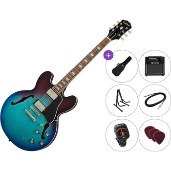 Epiphone ES-335 Figured Premium SET Blueberry Burst Джаз китара