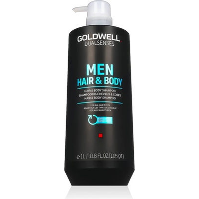 GOLDWELL šampon 2v1 pro muže Dualsenses For Men Hair&Body 1000 ml