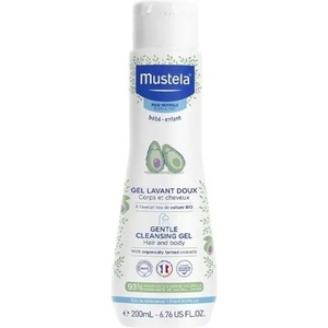 Mustela нежен измиващ гел за коса и тяло - 200 мл