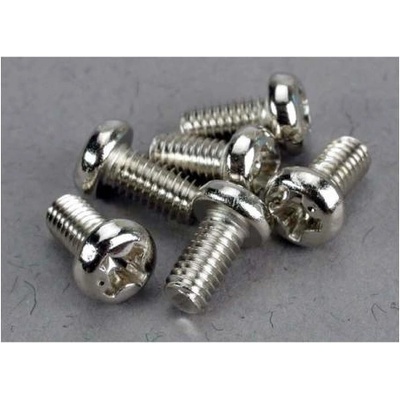 Traxxas кръстата винт M3x6mm полукръгла глава цинк. (6)