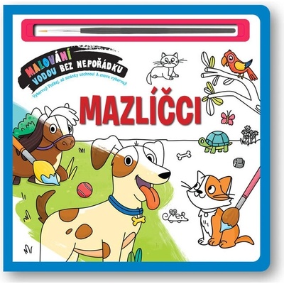 Malování vodou bez nepořádku Mazlíčci