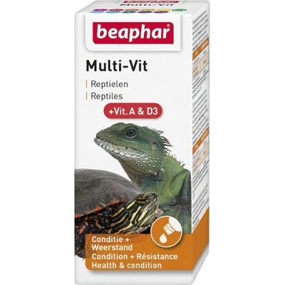 Beaphar MULTI-VIT TURTLE 20 мл - витаминен препарат за влечуги