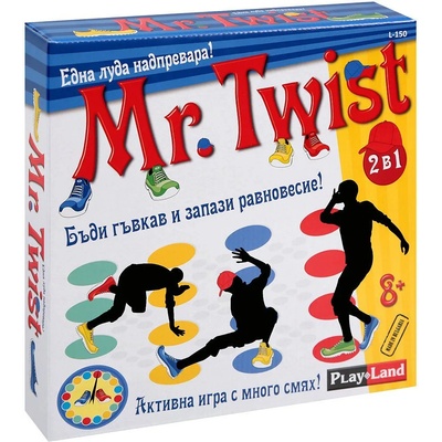 Play Land Настолна игра PlayLand - Мистър Туистър - Детска (L-150)