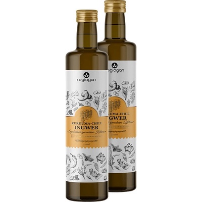 Regiogan Kurkuma-chili-zázvor nápoj 2 x 500 ml