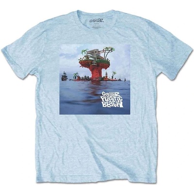 Gorillaz Plastic Beach Light Blue L Риза (GORTS07MLB03)