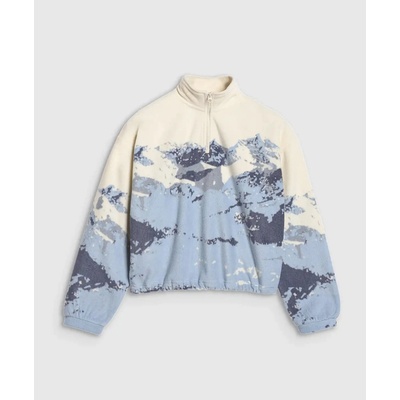 4F Fleece F343 béžová/modrá