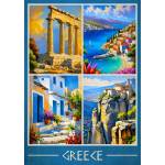 Enjoy - Puzzle Greek Views - 1 000 piese