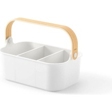 Umbra BELLWOOD Stohovatelný organizér 28 x 18 cm bílý/přírodní