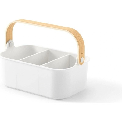 Umbra BELLWOOD Stohovatelný organizér 28 x 18 cm bílý/přírodní