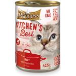 Petnutrition Консерва за котки с телешко и зеленчуци в сос princess kitchen's best 415gr