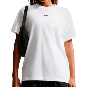 Nike Дамска тениска Nike Women's NSW Classic S/S Tee Sport shirt - White / Black - размер XS (916-7163-0411)