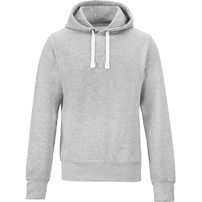 Just Hoods unisex teplá mikina Chunky šedá žíhaná