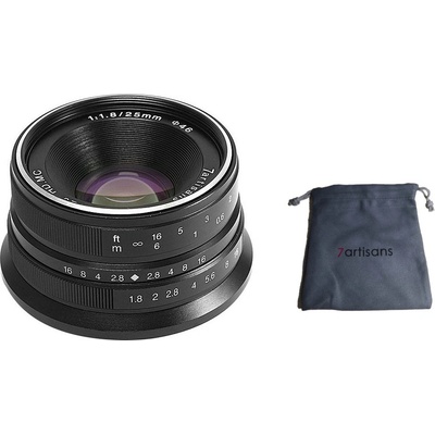 7Artisans 25mm f/1,8 APS-C Sony E 7A-25-APS-C-SE