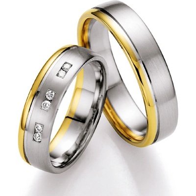 Snubní prsteny s diamanty SP705