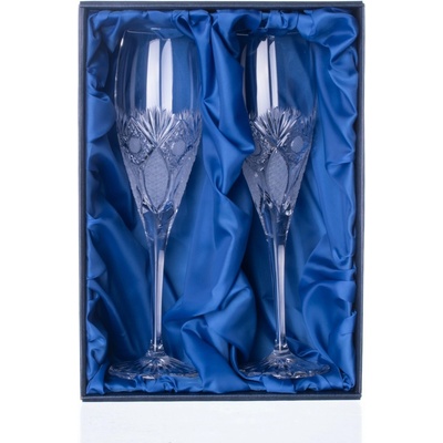ONTE CRYSTAL Broušené sklenice na sekt Exclusive Počet sklenic 2 x 150 ml