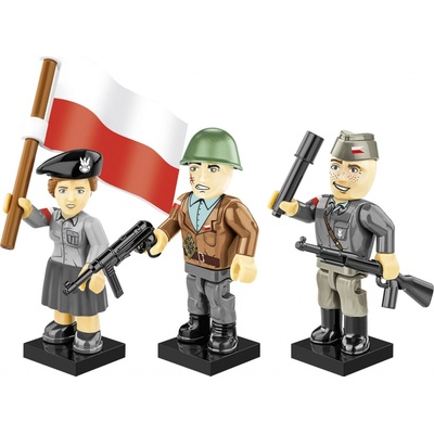 COBI 2057 3 figurky s doplňky Varšavské povstání, 35 k – Zboží Dáma