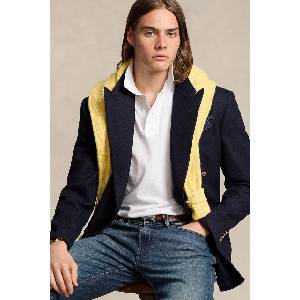 Ralph Lauren Памучна тениска с яка BASIC MESH (710666997001)