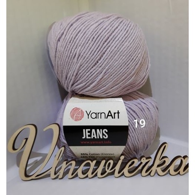 YarnArt Jeans 19 fialová svetlá