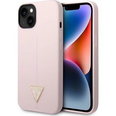 GUESS Кейс Guess GUHCP14MSLTGU за iPhone 14 Plus 6.7", лилав / лилав, твърд, Silicone Triangle (GUE002319-0)