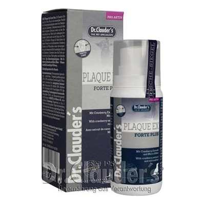 Dr.Clauder's Plaque Ex Forte Plus - паста, активно отстранява плаката и лошия дъх за кучета 100 мл