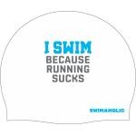 Swimaholic плувна шапка swimaholic i swim clasic cap бял