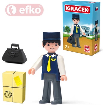 Efko IGRÁČEK Pošťák s doplňky v krabičce