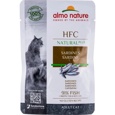 Almo Nature HFC Natural Plus Sardinky 55 g