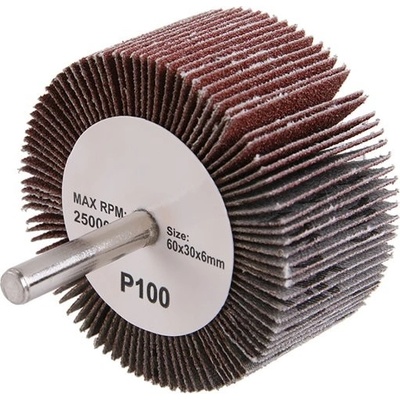 LEVIOR Kotouč lamelový brusný 60x30x6mm p100 stopka