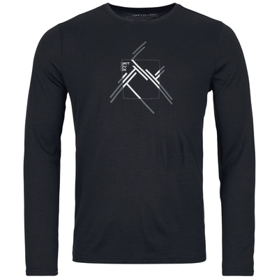 ORTOVOX 185 Merino Mtn Cutout Ls Men's Размер: M / Цвят: черен