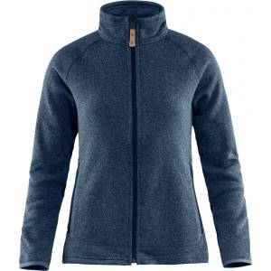 Fjällräven Дамско поларено яке Fjällräven Women's Övik Fleece Zip Sweater Fleece jacket - Navy - размер XXS (105-2814-0211)